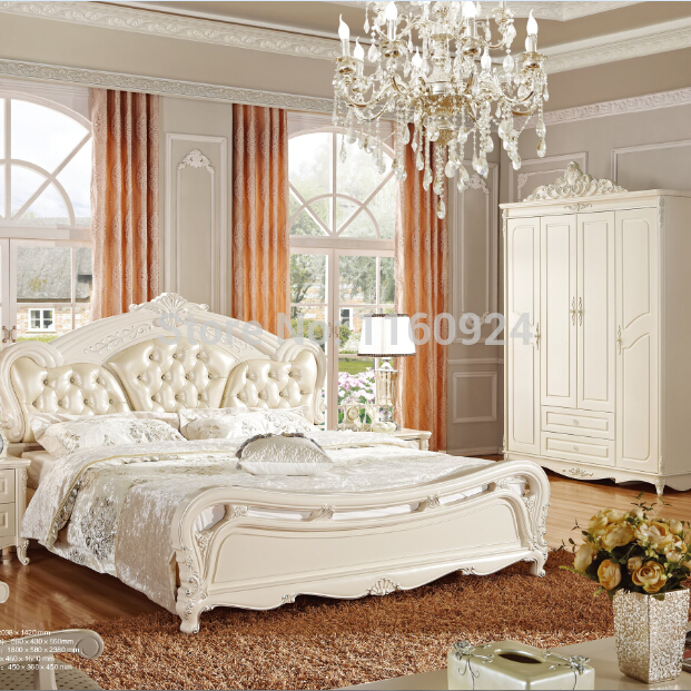 European Style Five Pieces Oak Bedroom Furniture Set(China (Mainland))