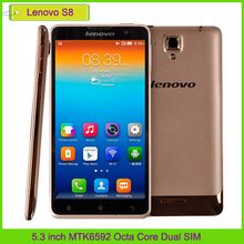 Original Lenovo S898T 5 3 IPS Screen MTK6592 8 Core Android 4 2 Phone ROM16GB RAM2GB