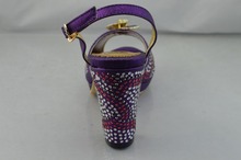 FREE SHIPPING fashion woman matching shoe and bag set for wedding and party high quality italian