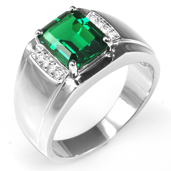 -Russian-Design-Green-Stone-Emerald-Engagement-Wedding-Ring-For-Men ...
