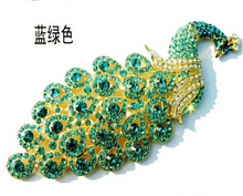 2014 Crystal Peacock DIY Mobile Decoration DIY Decor Jewelry Finding Free Shipping B120