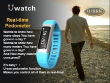 Hot!!! ALBluetooth Electronic WristWatch U-EE Watch for iPhone 4/4S/5/5S Samsung S4/Note 2/Note 3 HTC Android Phone Smartphones