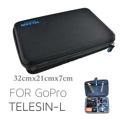 Large TELESIN POV Camera Protective Hard Shockproof Bag Case For Gopro Hero3 3 2 HD sj4000