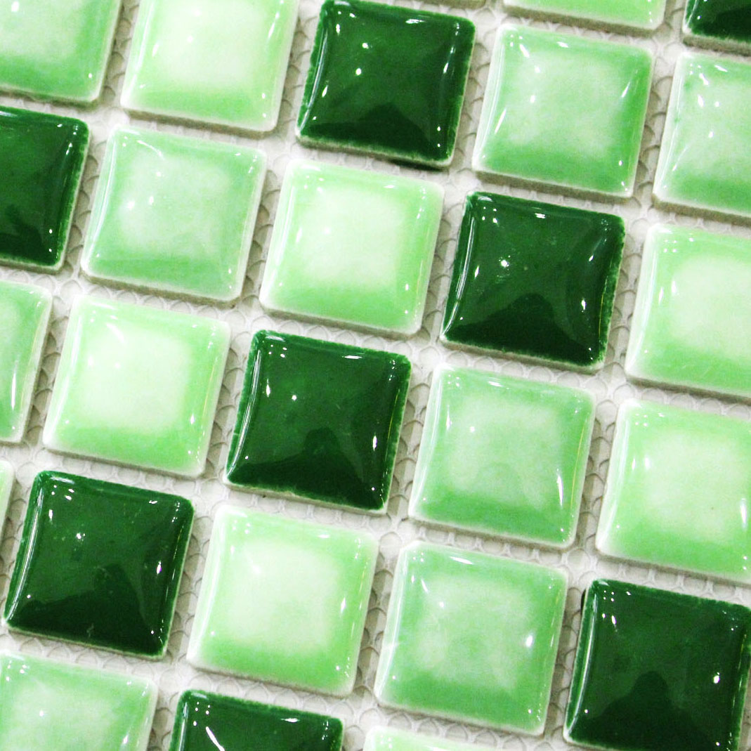 Купить Строительство мозаика Зеленая плитка backsplash керамическая ...