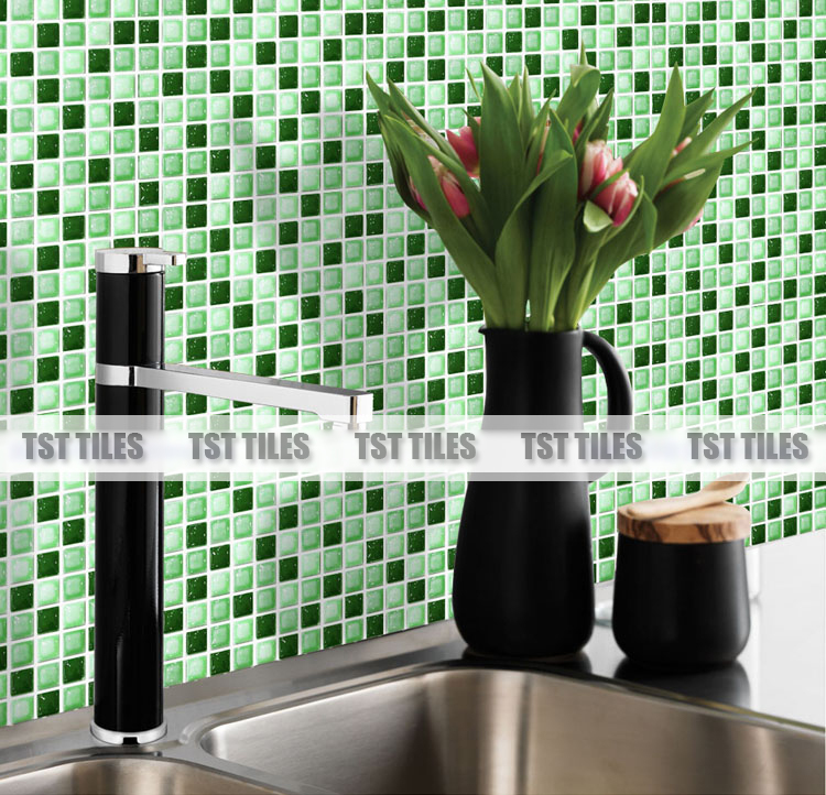 Купить Строительство мозаика Зеленая плитка backsplash керамическая ...