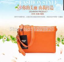 The new 2014 female bag hand bag leather aslant parcel one shoulder leisure leather handbag