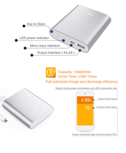 Original Xiaomi Power Bank 10400mAh For Xiaomi M2 M2A M2S M3 Red Rice Smartphone Portable External