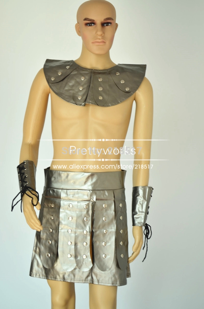 Roman Gladiator Costume コスチューム Arm Guards Adult　男性用