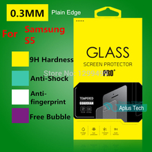 Retail 2 5D 0 3MM Anti Shatter Tempered Glass Screen Protector Film For samsung galaxy s5