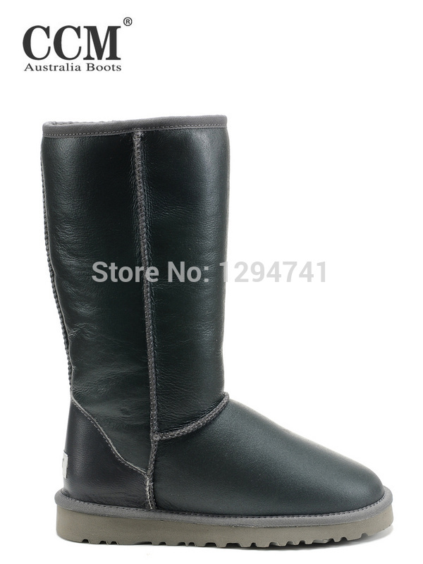 Woman Boots Classic Tall 5812 Natural Sheep Fur Boots Solid Winter Snow Boots Shoes For Women