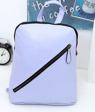 New 2015 European Casual candy colors backpack Elegant fashion school bags for teenager simple classic women