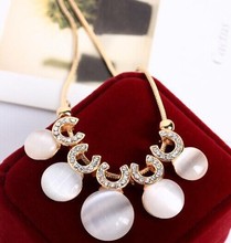 Rhinestone opal pendant choker necklace/korean luxury boho jewelry fashion necklaces for women 2014/jewerly/collier femme/collar
