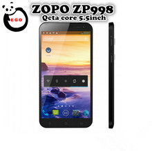 Original 5.5inch ZOPO ZP998 Octa Core Mobile Phone MTK6592 Gorilla Glass 1920×1080 Screen 2G/16G