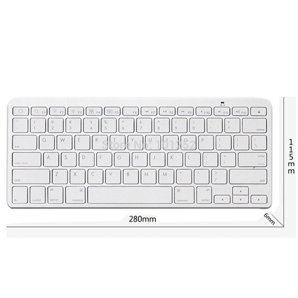 Купить Новый ultra slim беспроводная bluetooth клавиатура computador ...