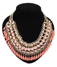 2014 New Fashion Vintage Jewelry Multilevel Tassel Pendant Necklace Collar Choker Necklace For Women DFX 349
