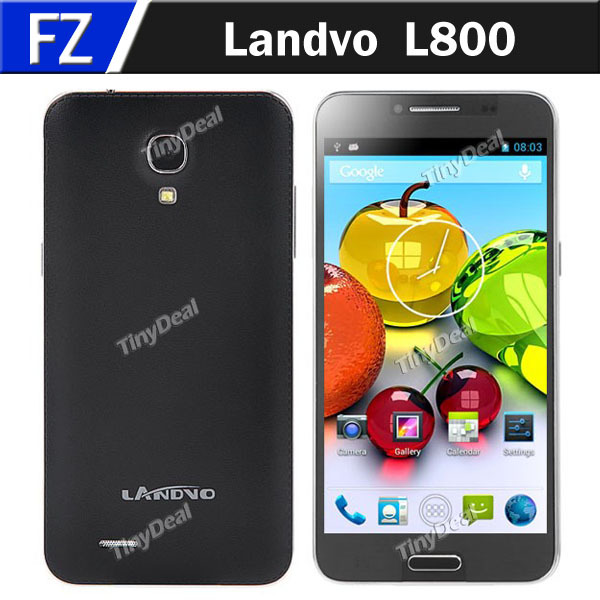 Landvo L800 5 0 Capacitive Touch MTK6582 Quad Core Android 4 2 2 3G Mobile Phone