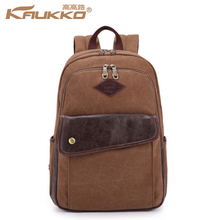 2014 New style women canvas backpack unisex school backpack rucksack men casual vintage outdoor sport shoulder bag 14″laptop bag
