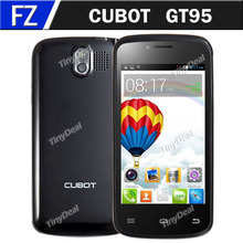 In Stock Original Cubot GT95 4″ 4 Inch MTK6572 Dual Core Android 4.2.2 3G Mobile Cell Phone 5MP Camera 512MB RAM 4GB ROM WCDMA