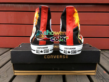 Bleach Manga Hand Painted Converse Black Sneaker for Men Women Custom Design High Top Black Canvas