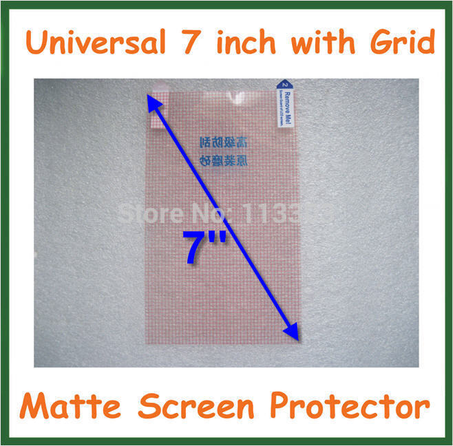 10pcs Universal Anti glare Matte Screen Protector 7 inch for PDA GPS Tablet Protective Film with
