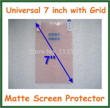 10pcs Universal Anti-glare Matte Screen Protector 7 inch for PDA GPS Tablet Protective Film with Grid 153x92mm No Retail Package