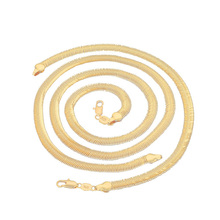 2014 new popular fashion necklace with 18 k gold plating snake lady man necklace love the