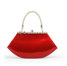 2014 Hot New Style Fashion Women’s Handbag Satchel Shoulder bag Wedding packages crystals button PU leather Messenger Bags B069