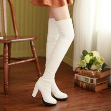 New autumn new fashion sexy Thin heels Over knee boots slim woman thigh boots over the knee boots ultra high heel long boots