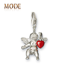 Floating Charms Pendants For Jewelry Making Promotion Diy Ts Fashion Charms Bracelet Alloys Enamel Jewelry Cupid Pendant Ts9765