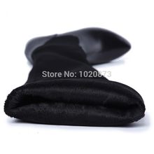  2014 summer autumn Genuine Leather red shoes Fashion pointed tope Stretch party boots over knee