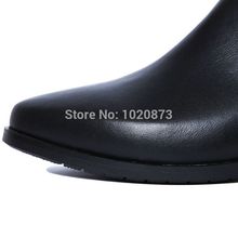  2014 summer autumn Genuine Leather red shoes Fashion pointed tope Stretch party boots over knee