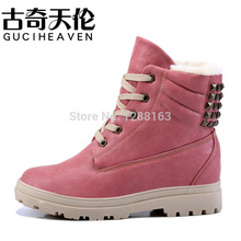 2014 New Arrival Shoes Women Martin Boots Rubber Boots Rivet Shoes Women s Shoes Leather Boots