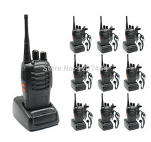 Free Shipping!10 pcs/lot 2014 BaoFeng 2 Way Radio BF-888S walkie talkie UHF 400-470MHz 16CH FM Transceiver CTCSS With Earpiece