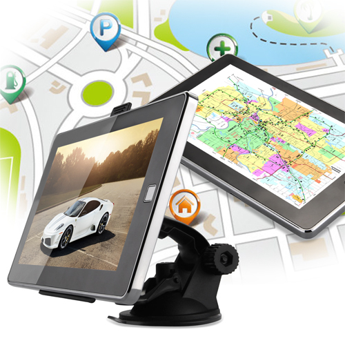 Car 7 Touch Screen GPS Navigation MTK FM RAM 128MB 4GB Western Europe Map Vehicle GPS
