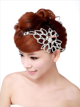 Free shipping Elegant White Rhinestone Hair Accessories Armlessly Lacing Arm Bracelet New Wedding Party Jewelry