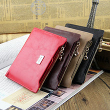 Hot Sale Women Wallets Brand Design High Quality 2015 New Fashion Zipper Women Purse Bag Credit