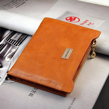 Hot Sale Women Wallets Brand Design High Quality 2015 New Fashion Zipper Women Purse Bag Credit