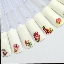 A variety of design nail sticker decals for nail art tips decorations tool fingernails decorative flower