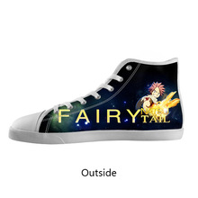 Original Casual Shoes Custom Anime Fairy Tail High Top Canvas Shoes Model002 (Women)