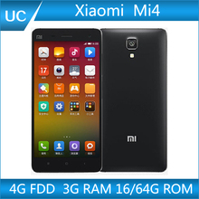 Xiaomi Mi4 Quad Core Xiaomi M4 Mi4s Mobile Phone 5″ Qualcomm Snapdragon 801 1920X1080P JDI 3GB RAM 16GB 64GB ROM 8MP 13MP IR GPS