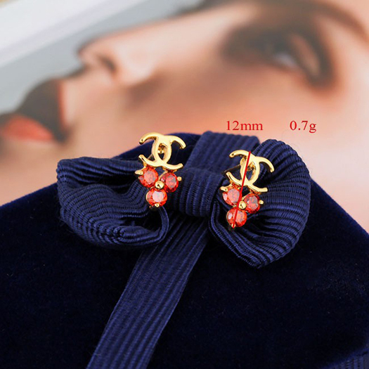 New Fashion Jewelry 2014 Gold Plated Cute Flower Crystal Zircon Stud Earring For Women Party Earring