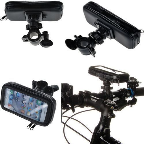 Universal Moto Bike Bicycle Waterproof Zipper Case Mount Holder support suporte para celular mobile Phone GPS