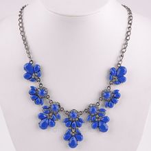 Hot Sale Vintage Crystal Pendants Fashion Cool Girls Rhinestone Necklace Flowers Style bracelet Fashion Jewelry MHM188P90