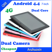 7 inch 4G Smart Android 4.4 OS 2 CPU Pad for Play Game Android Mini Computer Tablet 7 inch Free Shipping