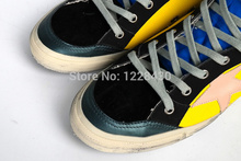 New Golden Goose GGDB Superstar High Top Genuine Leather Sneakers Men Women Shoes G24D129 B7