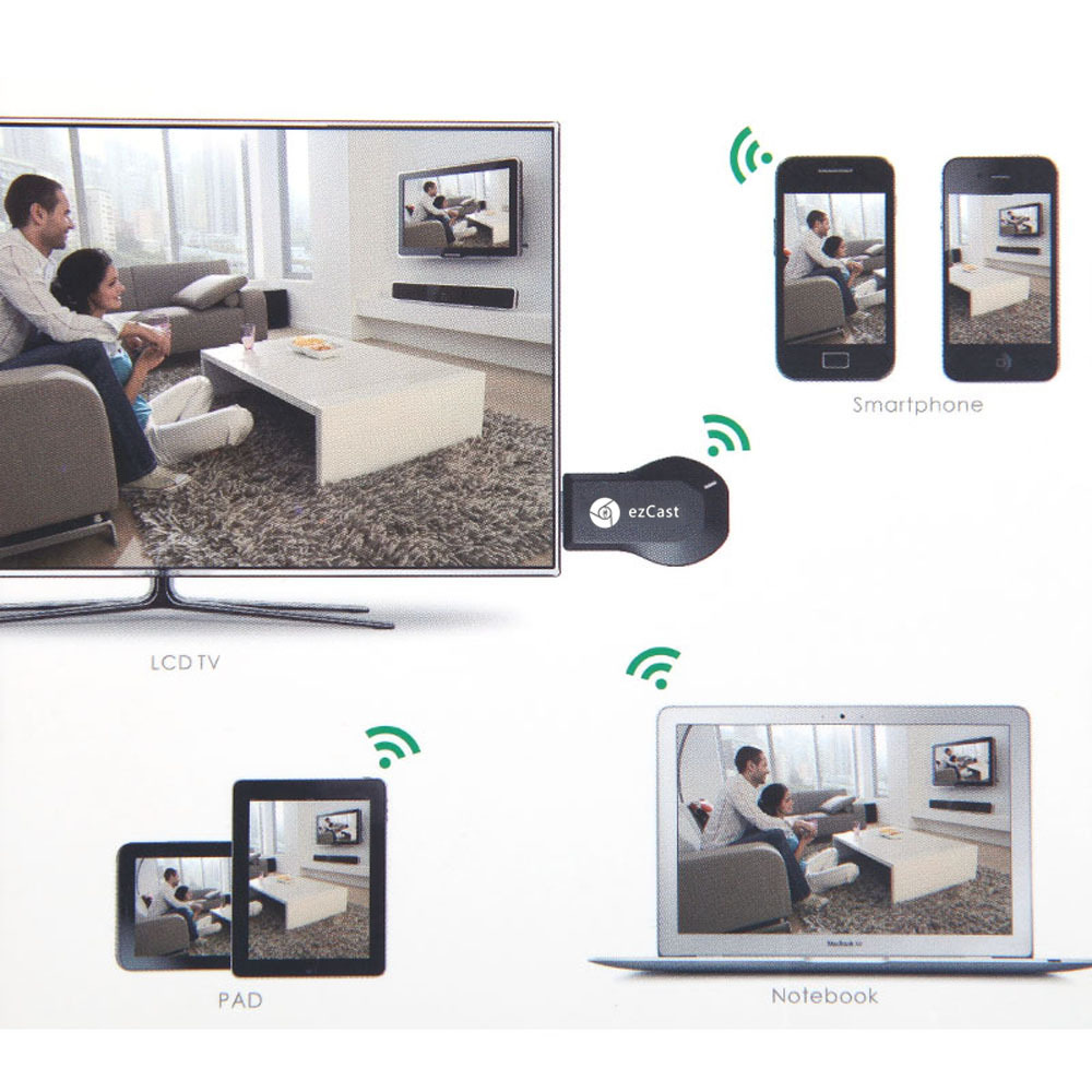 Купить м2 ezcast tv stick hdmi 1080p miracast dlna airplay wifi дисплей ...