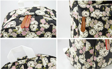 2014 vintage school bags for women printing floral canvas backpack fashion fresh women backpack laptop backpack