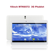 WCDMA 3G Phone Call tablet pc 10 inch MTK6572 Dual Core 1.2Ghz android 4.2 3G phablet GPS bluetooth Dual Camera with flash light