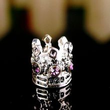 Minimum order $10 Free Shipping 1Pcs Jewelry 925 Silver Bead Charm European imperial crown Beads Fit bracelets & bangles H606