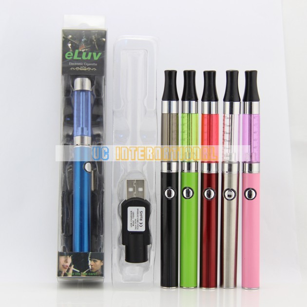 5 pieces lot Beautiful slim shape vaporizer portable E Smart electronic cigarette blister kit